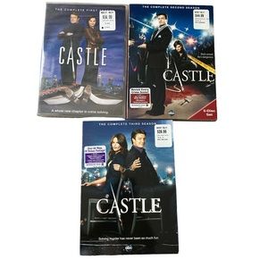 CASTLE SEASONS 1 2 3 Nathan Fillion, Stana Katic DVD Brand New Sealed